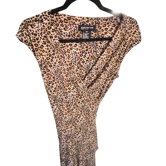 Jones New York Leopard Print Fitted Dress - Picture 8 of 12